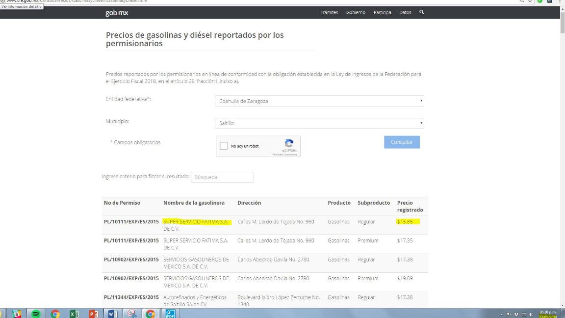 $!Gasolineras de Saltillo reportan un precio pero venden más caro el combustible