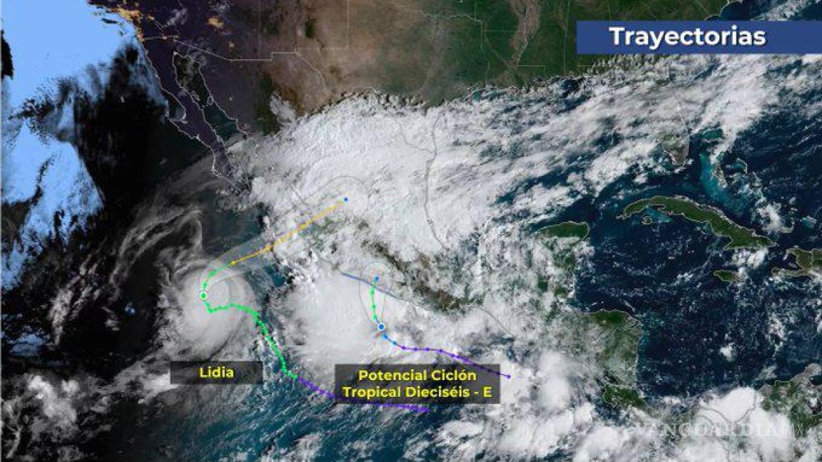 Se forman dos potenciales ciclones en el Pacífico: SMN; piden extremar precauciones