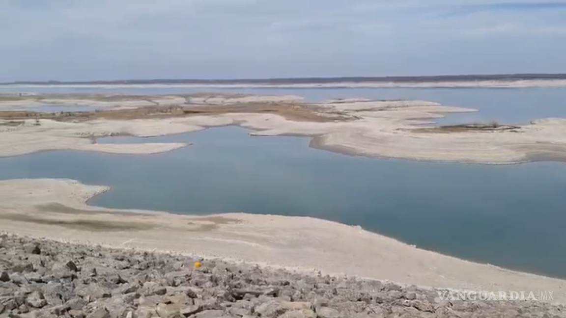 Coahuila: ¡Se seca la presa La Amistad! está a punto de tocar el mínimo histórico del 11 por ciento (Video)