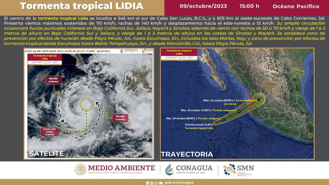 $!Tormenta tropical ‘Max’ toca tierra y trae fuertes lluvias, ¿dónde afectará?