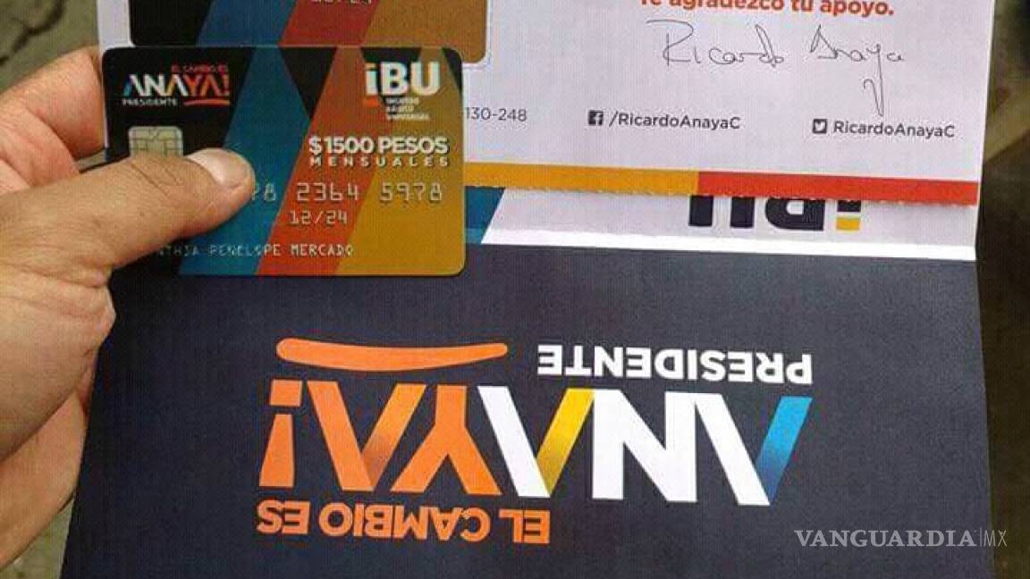 PAN defiende entrega de tarjetas a electores, 'sí es ética'