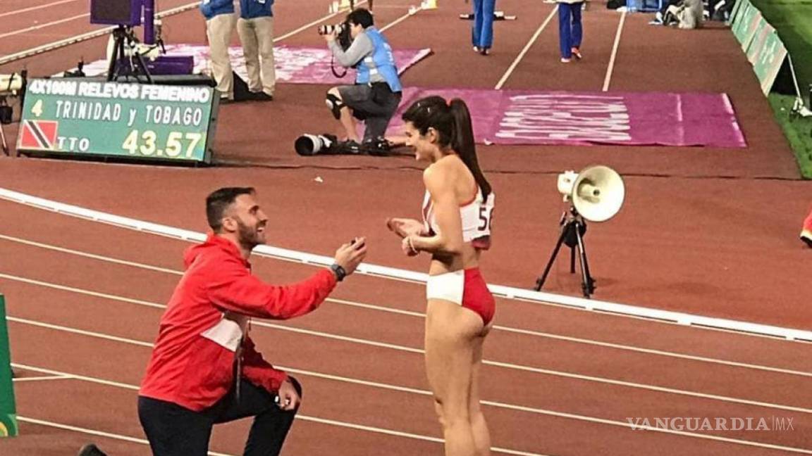 Le piden matrimonio a atleta peruana en plena pista de los Panamericanos