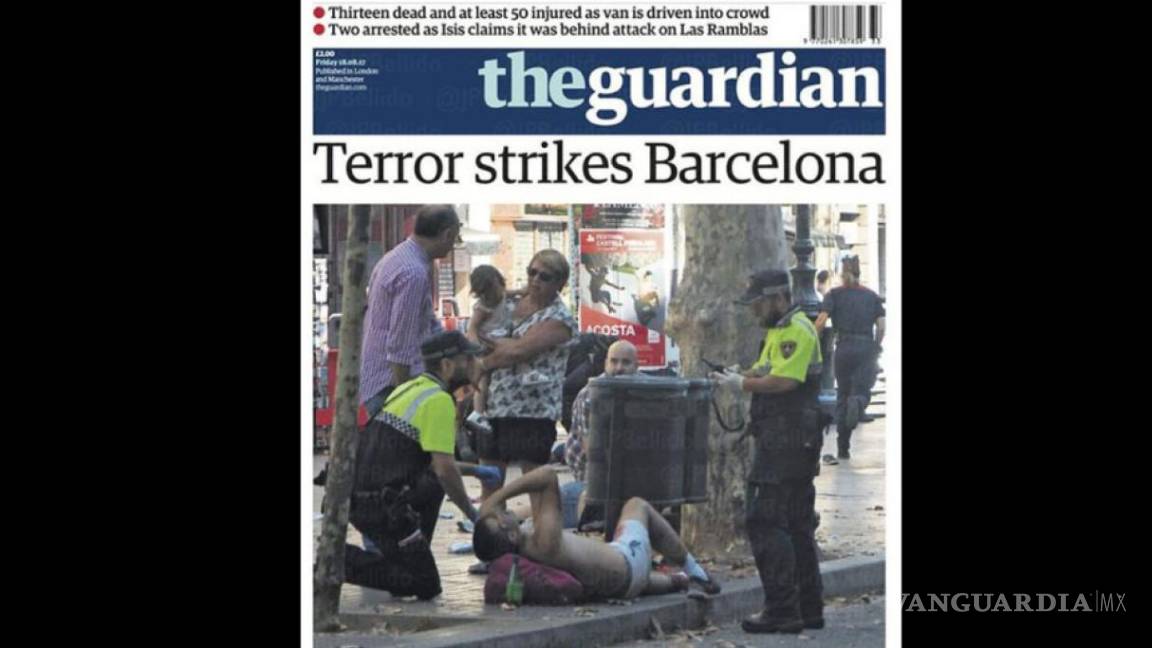 $!Lamenta el mundo atentado en Barcelona