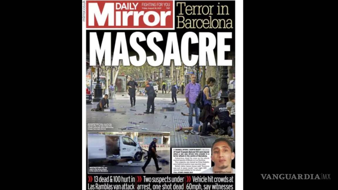 $!Lamenta el mundo atentado en Barcelona