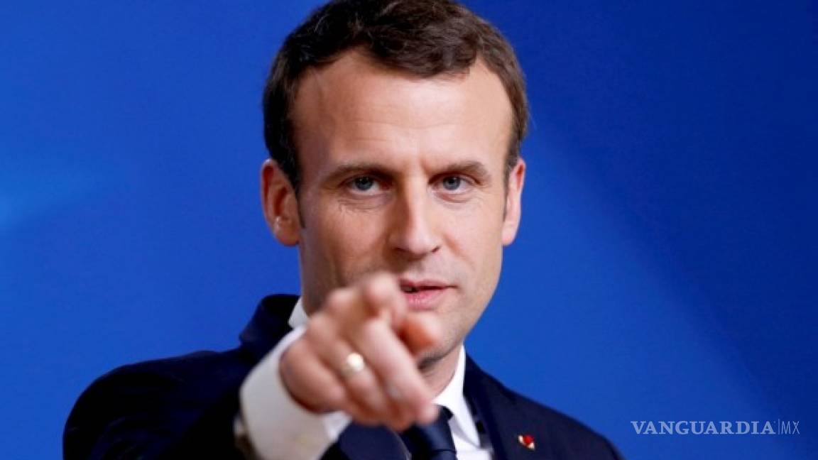 Macron rechaza que bombardeos sean declaración de guerra