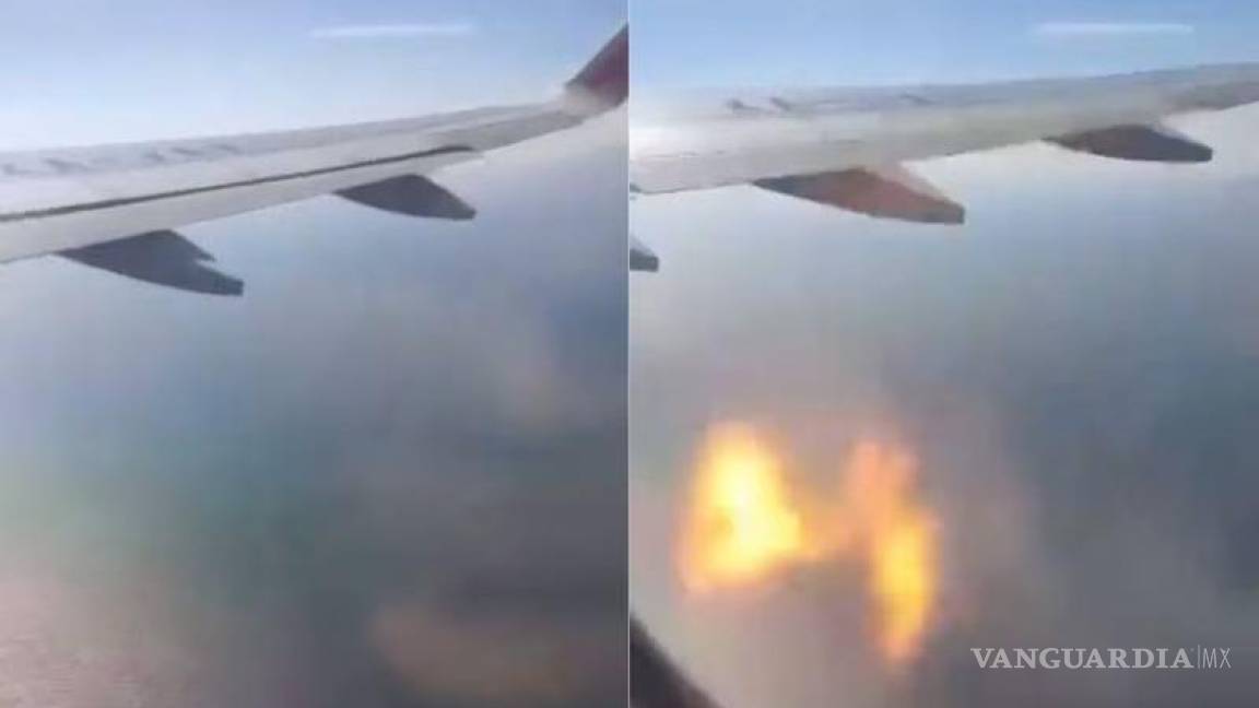 Así estalló turbina de avión de Viva Aerobús durante vuelo en Puerto Vallarta (video)
