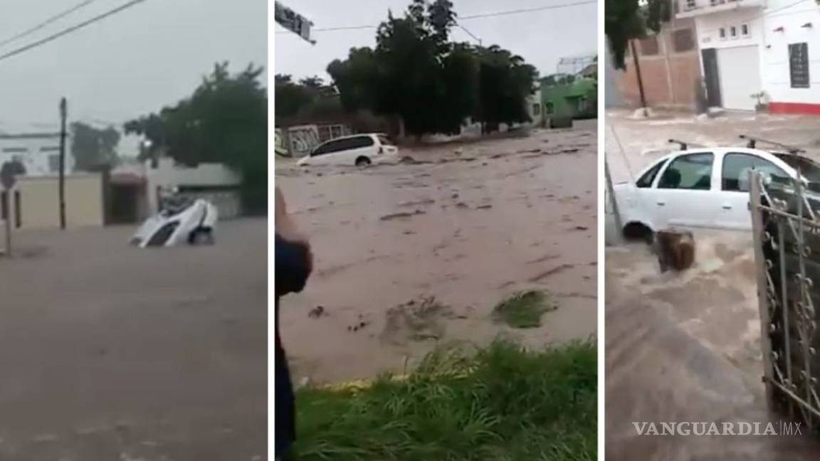 Emergencia en Sinaloa, lluvias ocasionan inundaciones y accidentes [VIDEOS]