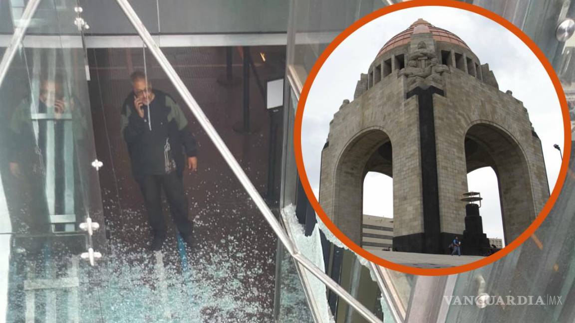 Tragedia en el Monumento a la Revolución... Trabajador de limpieza muere tras fallar su arnés y caer 25 metros en elevador de cristal