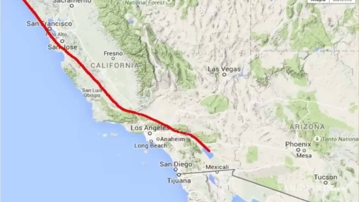 $!La falla de San Andrés, origen de un gran terremoto: expertos