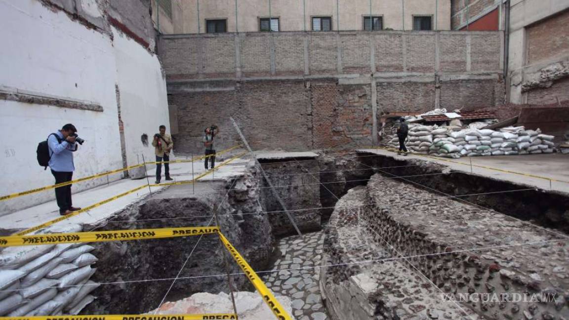 Descubren un templo azteca bajo terrenos de un hotel en Ciudad de México