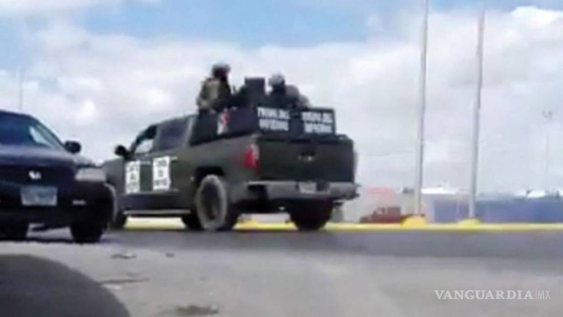 Surge la 'Tropa del Infierno', brazo armado del Cártel del Noreste... desatan balacera en Nuevo Laredo y hieren a 3 policías (video)