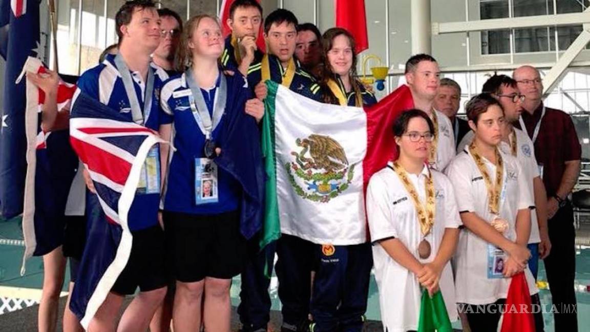 Nadadores mexicanos triunfan en el Mundial de Natación con Síndrome de Down