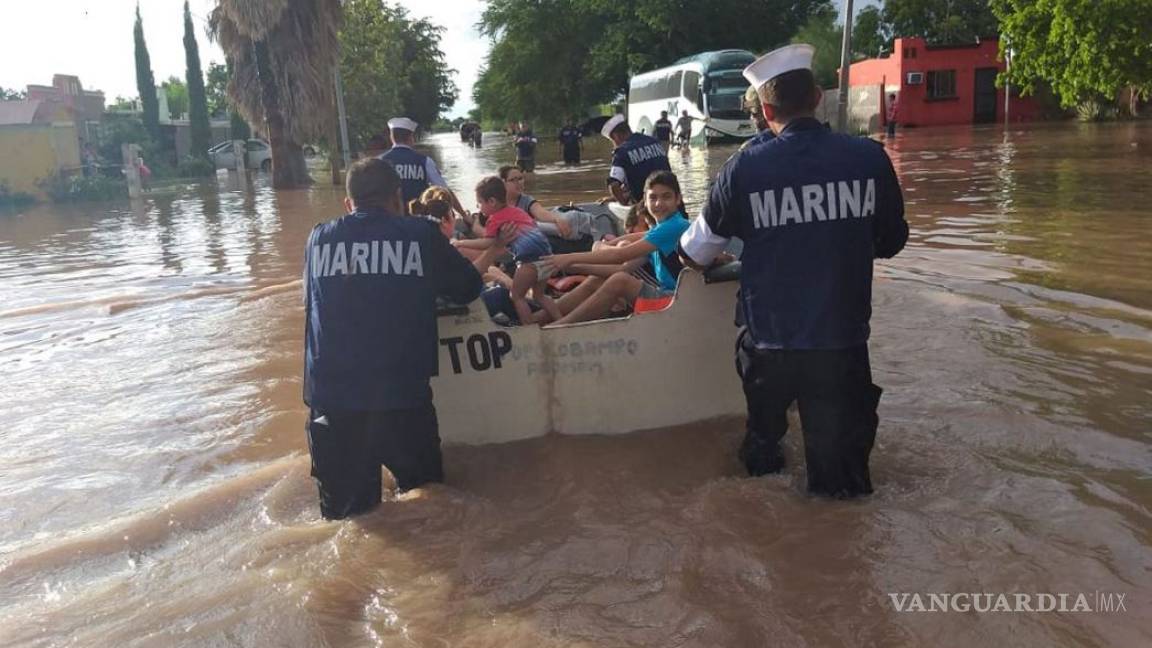 $!Sinaloa también sufre impresionantes inundaciones debido a ‘Willa’