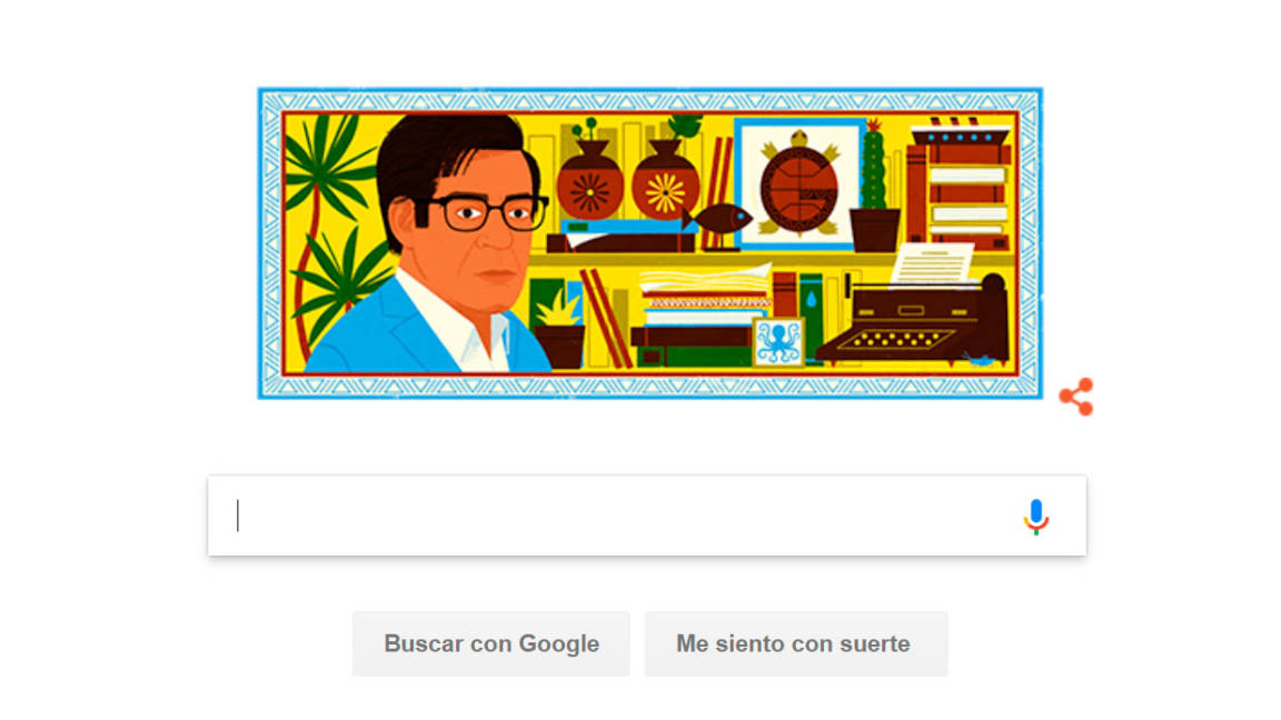 Google celebra a José Emilio Pacheco a 79 años de su nacimiento