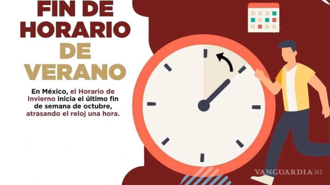 $!El horario de verano llegará a su fin el 31 de octubre