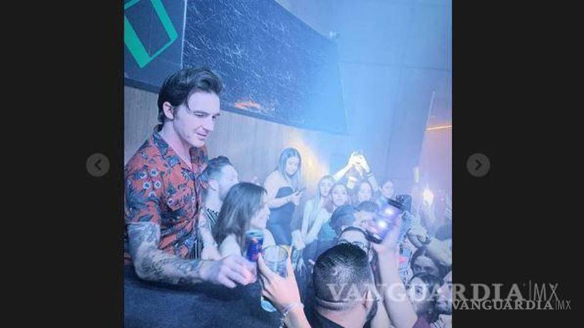 $!Drake Bell estuvo en el centro nocturno Privé de Saltillo este sábado 26 de agosto.