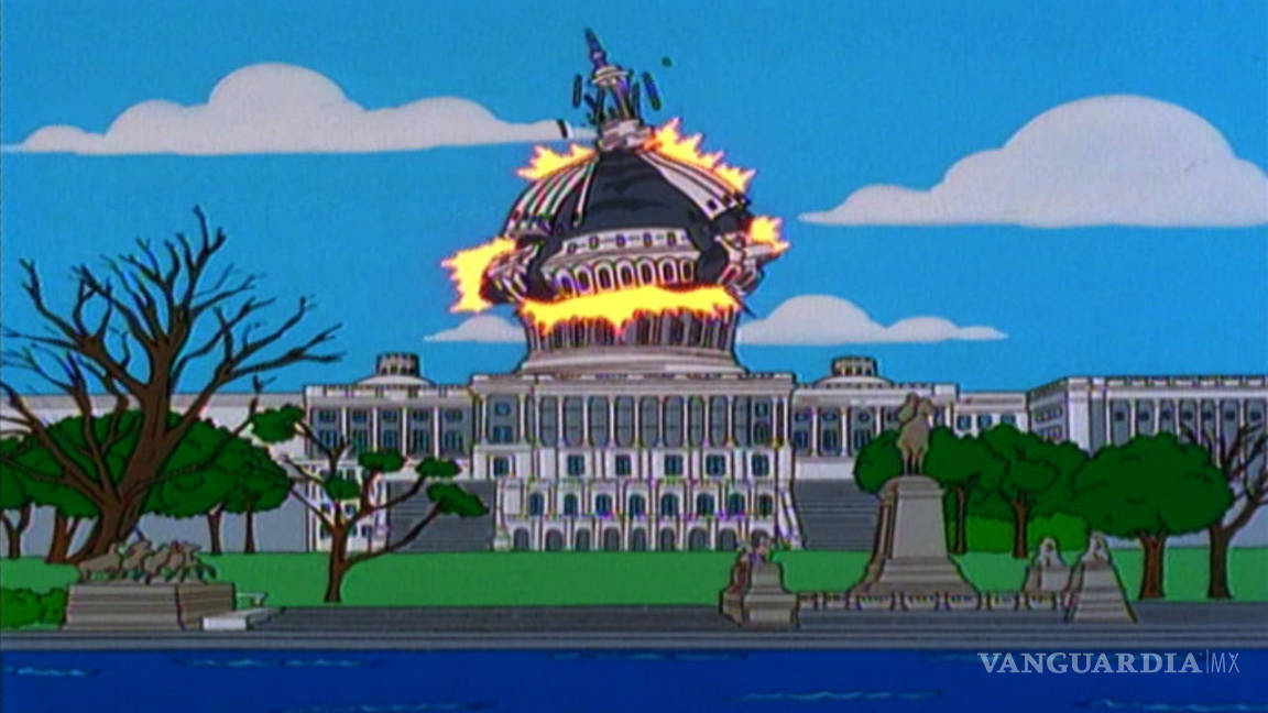 El asalto al Capitolio de Washington y otras predicciones de ‘Los Simpson’