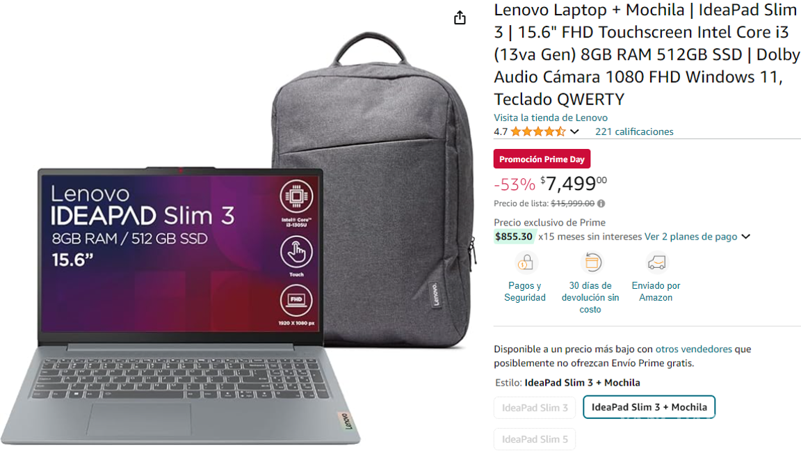 $!Prime Day 2024: Estas son las mejores laptops con descuento para el regreso a clases