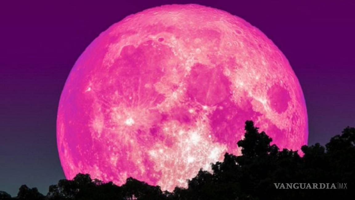 Así se vio la 'Luna Rosa'; usuarios comparten sus mejores fotos