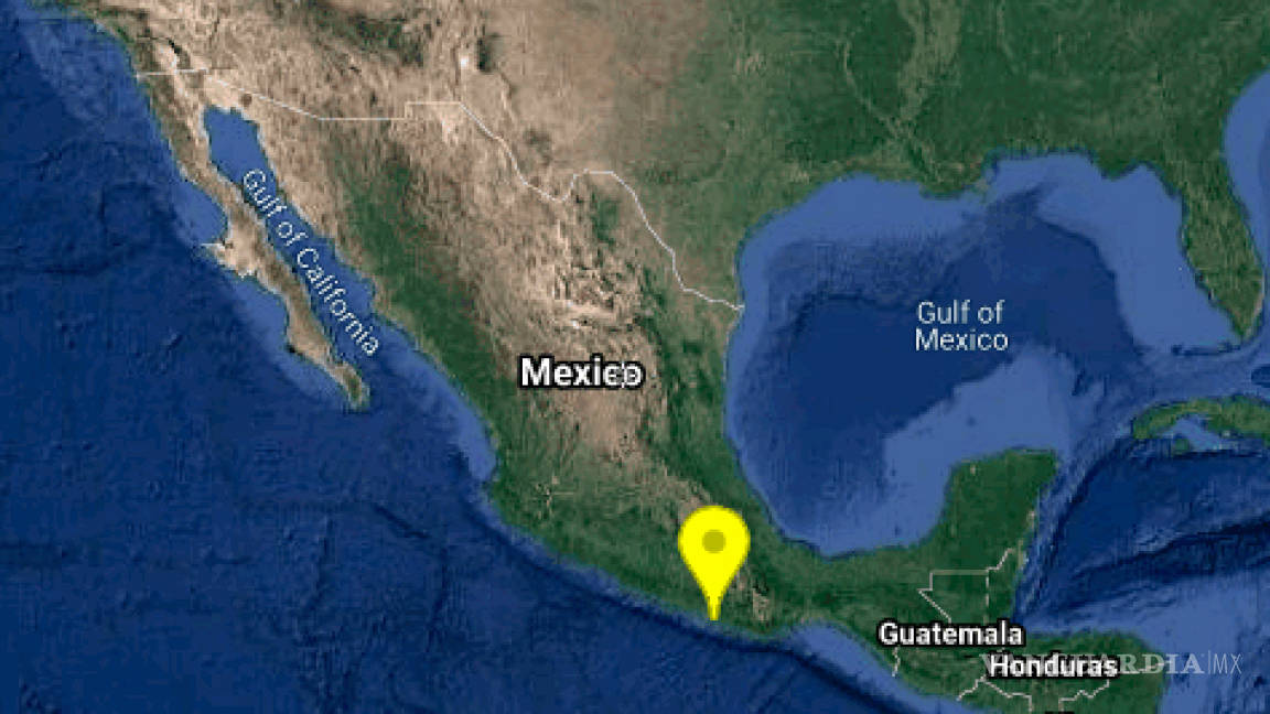 Se registra sismo de magnitud 5.1 en Pinotepa Nacional, Oaxaca