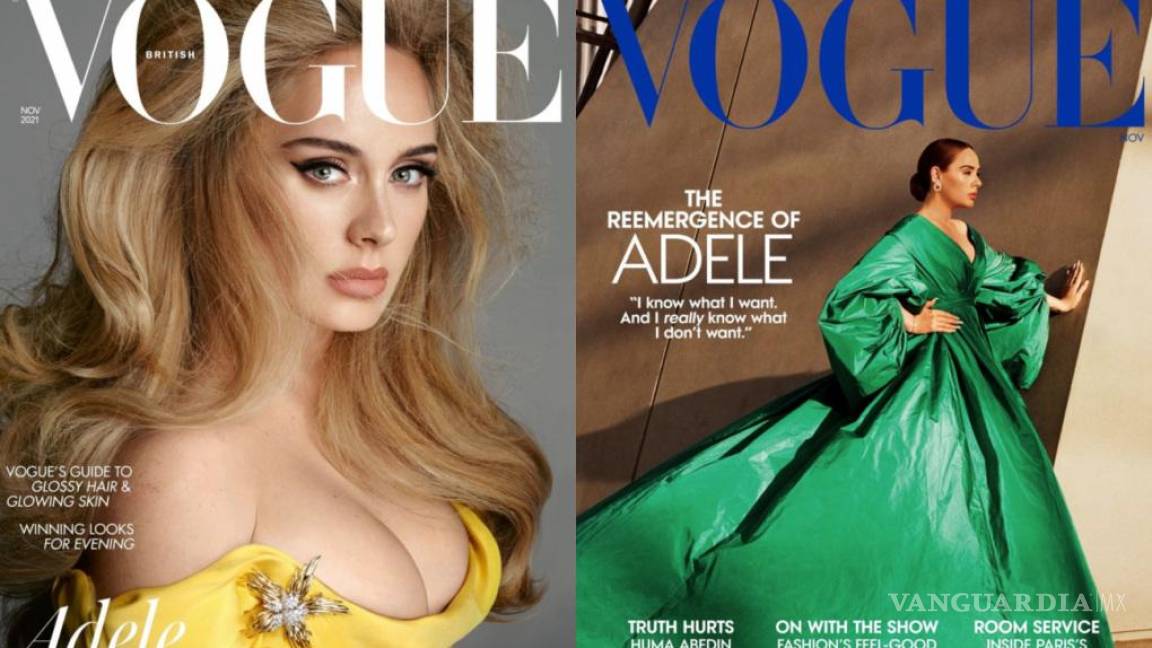 ¡Impactante! Así luce Adele en su regreso a la música con doble portada en Vogue