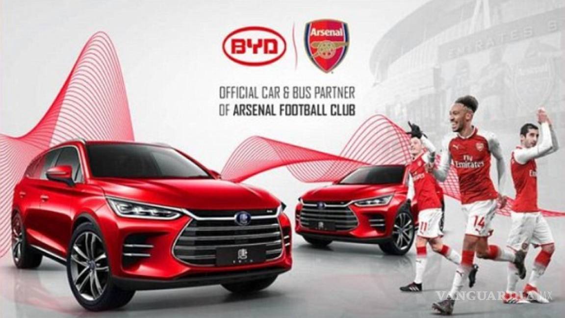 Estafan al Arsenal en contrato publicitario con marca de coches eléctricos