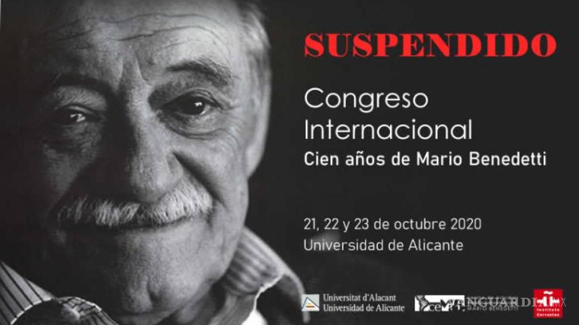 Coronavirus: Suspenden el congreso internacional sobre Mario Benedetti en España por el Covid-19