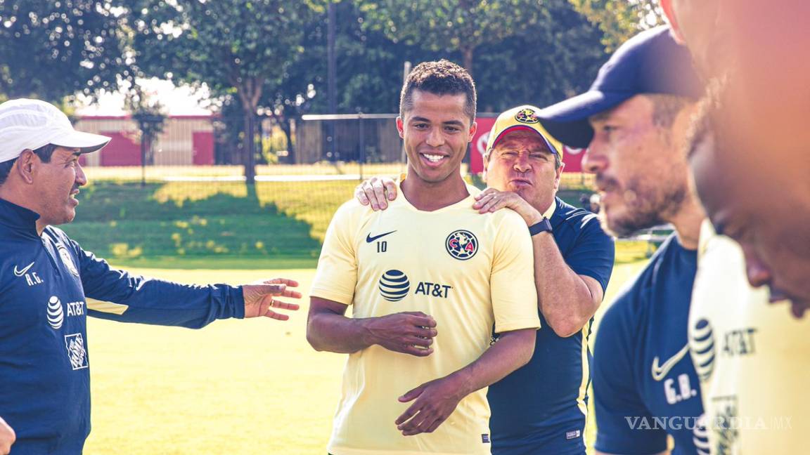 Giovani dos Santos ya entrena con el América