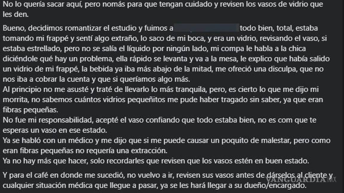 $!La publicación se viralizó por medio de la plataforma Facebook.