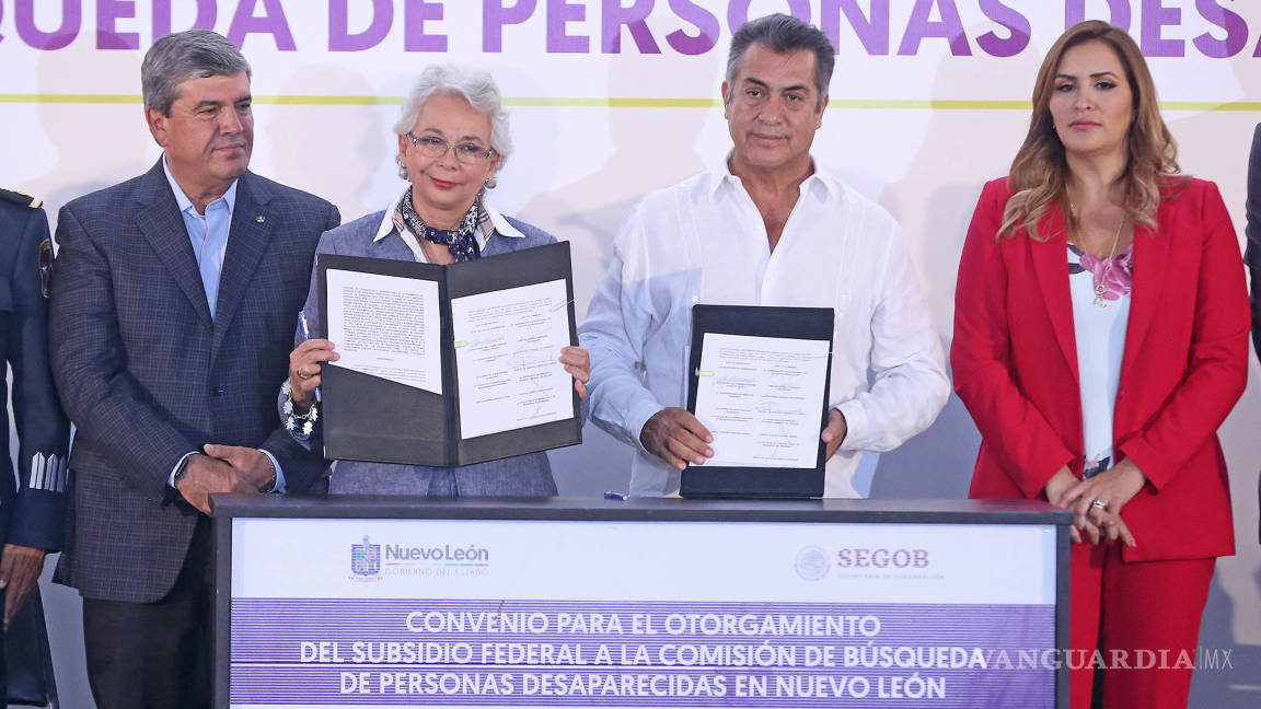 Destinarán 22 millones de pesos para buscar a desaparecidos en Nuevo León