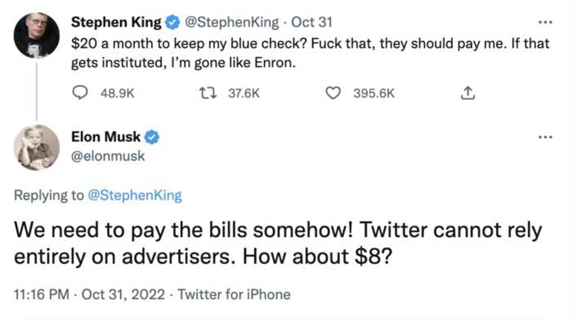 $!Tras protestas, Elon Musk ‘rebaja’ cuentas verificadas de Twitter a 8 dólares al mes