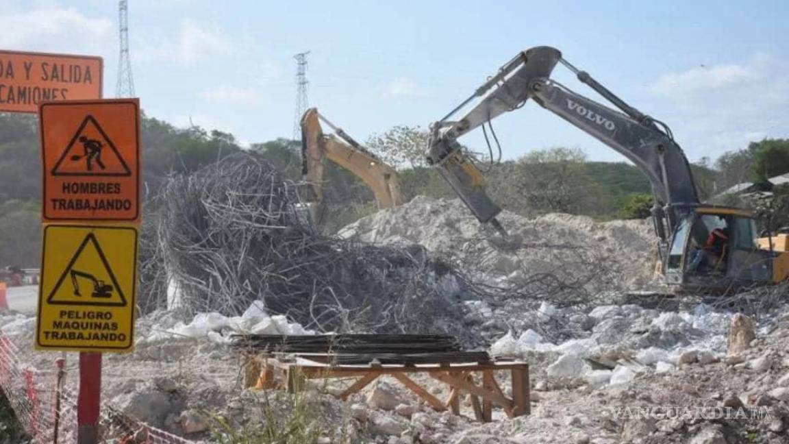 Colapsan pilotes del Tren Maya en Campeche por mal diseño