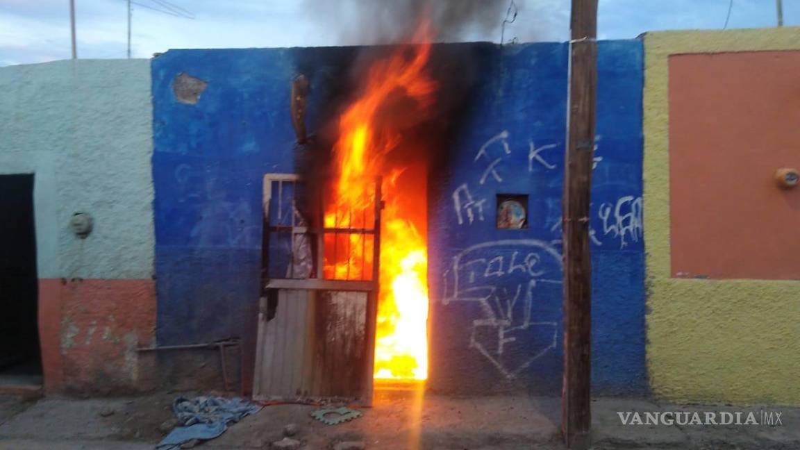 Se incendia vivienda en Parras de la Fuente, Coahuila