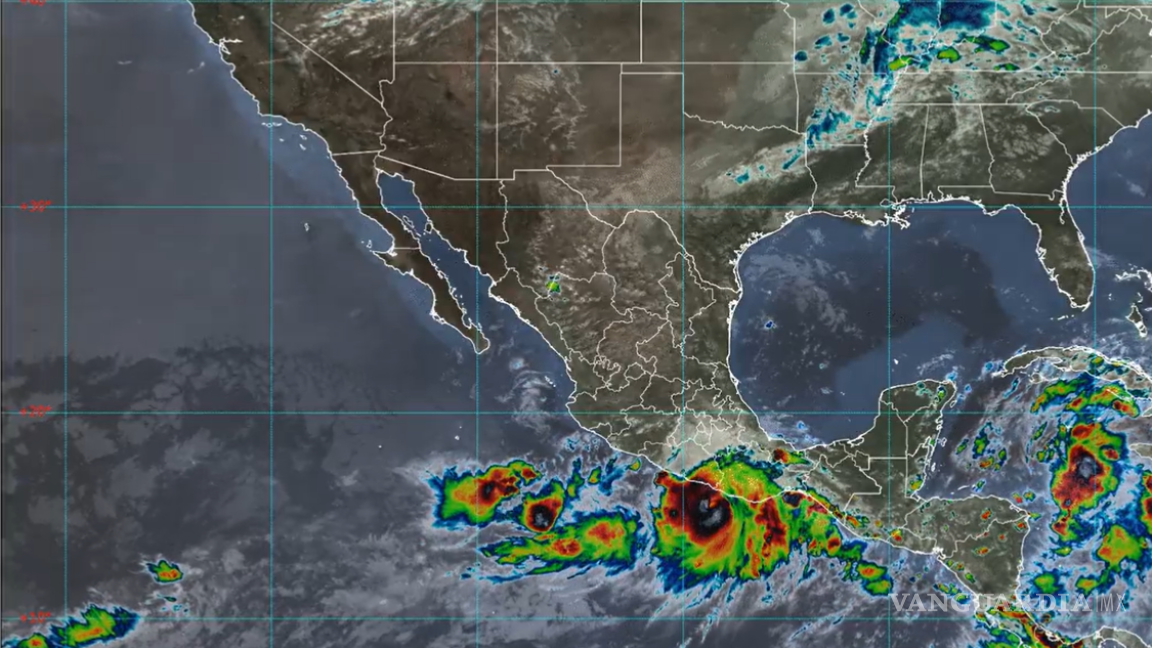 Huracán ‘John’ se intensifica a categoría 2; alertan a Guerrero y Oaxaca