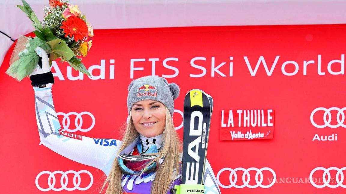 Vonn conquista su octava bola de cristal de descenso