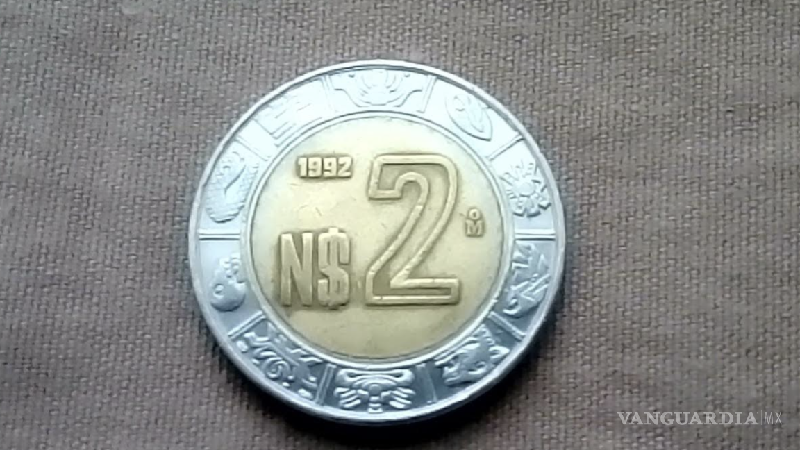 $!Se trata de una moneda de 2 nuevos pesos que, a simple vista, podría parecer común.