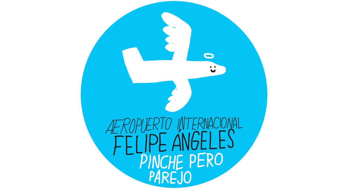 Llueven memes a logo del aeropuerto Felipe Ángeles; diseño costó solamente 3 mil pesos