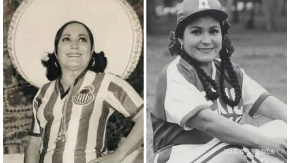 Futbol y beisbol, las dos predilecciones deportivas de Carmen Salinas