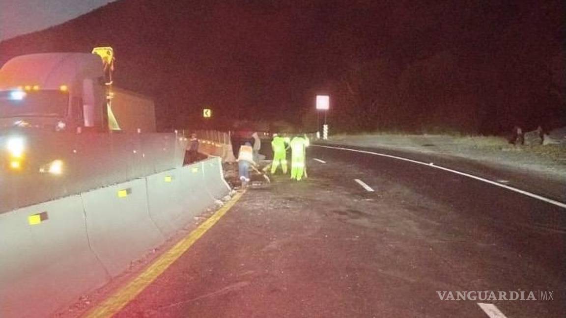 $!El choque provocó afectaciones temporales al tránsito en el tramo Los Chorros.