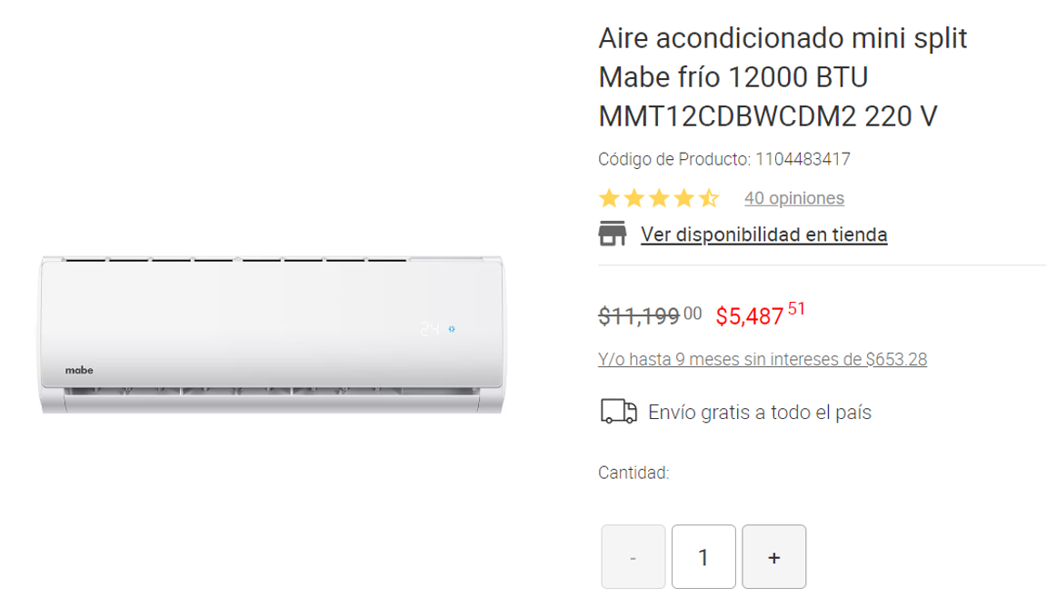 $!Liverpool lanza ‘Venta Nocturna’ por el Día del Padre; estas son las mejores ofertas en aires acondicionados