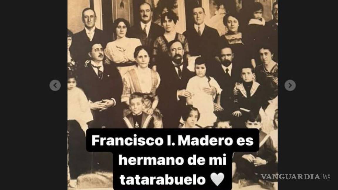 Mariana Rodríguez presume ser familiar del coahuilense Francisco I. Madero