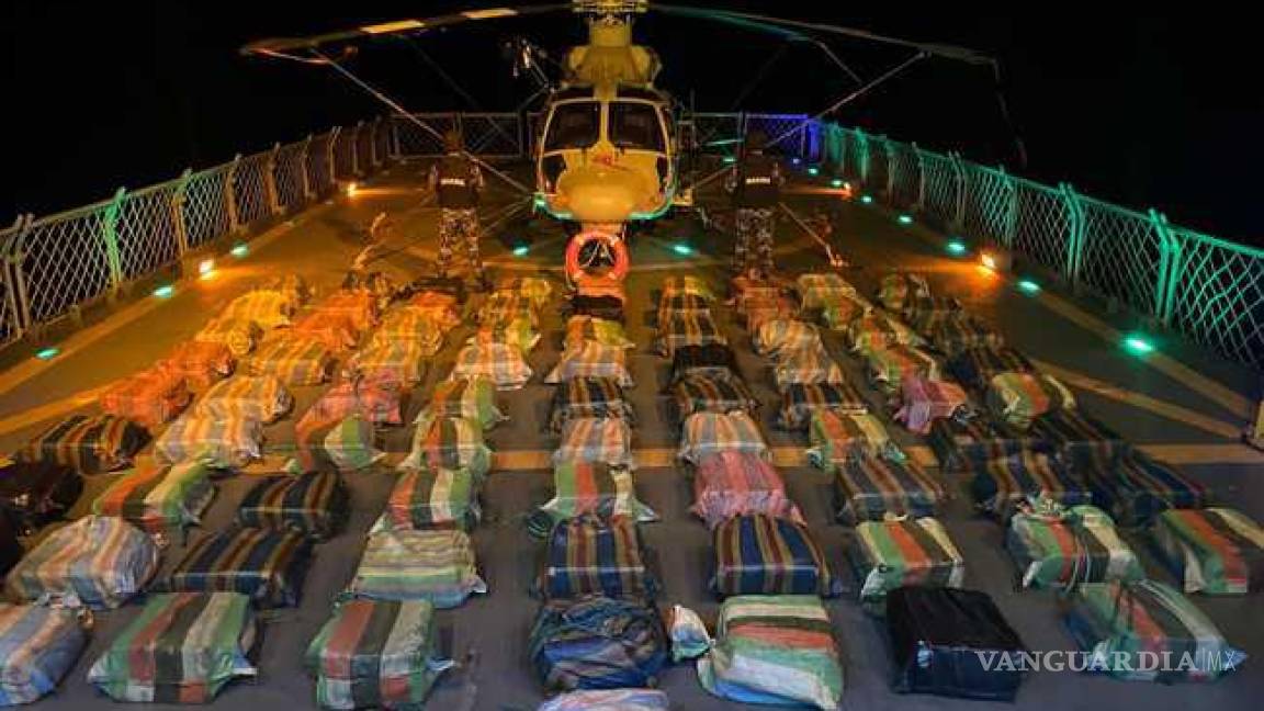 Marina de México asegura más de 4 mil kilogramos de cocaína, en las costas del Pacífico; hay 11 detenidos
