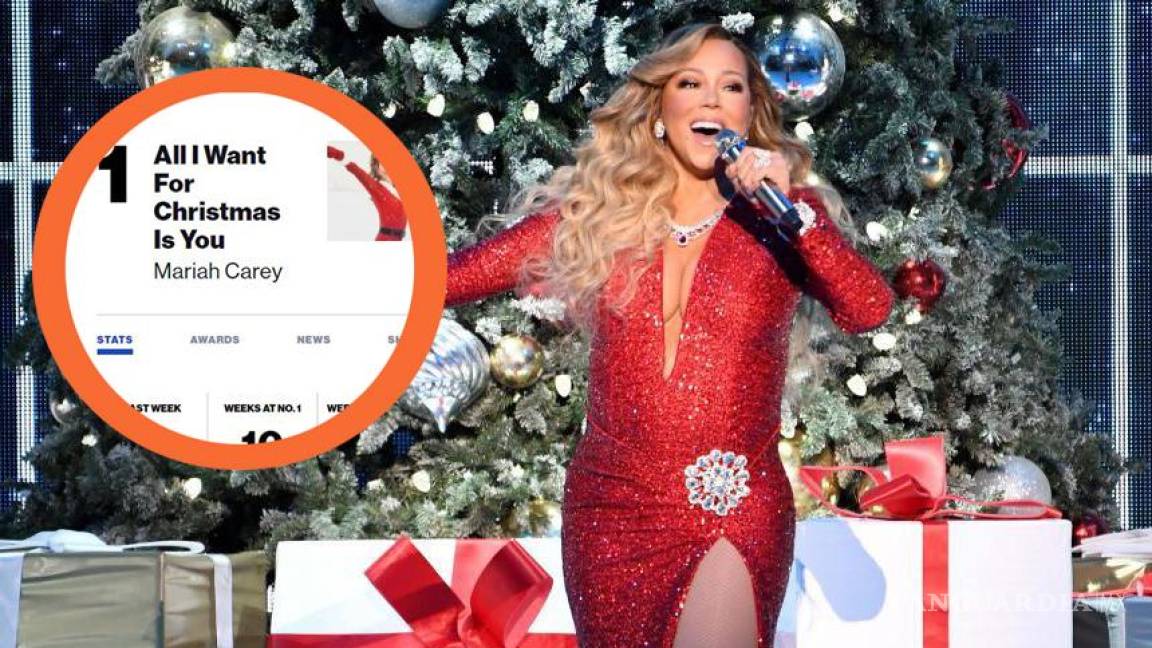 ¡Sí es la Reina de la navidad! Rompe récord Mariah Carey con ‘All I Want for Christmas Is You’