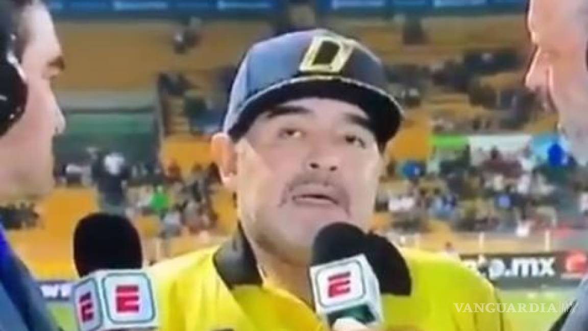 La entrevista de Maradona que desató burlas y comentarios por su forma de hablar (Video)