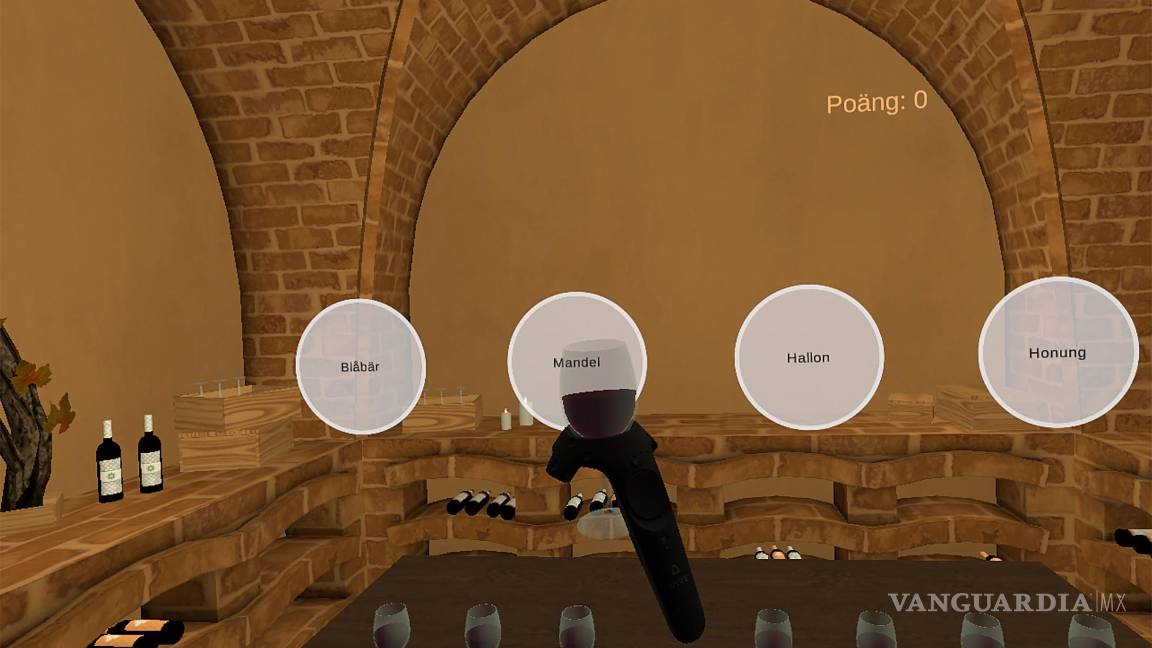 $!Entorno virtual del videojuego de cata de vinos.