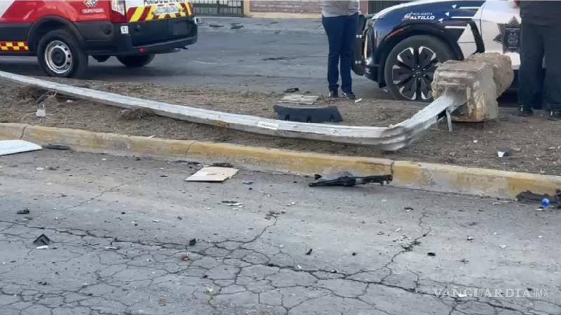 $!Tumban luminaria del camellón central.