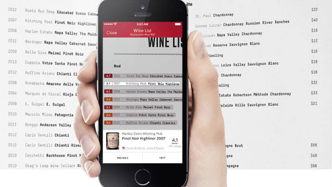 $!Vivino, una app para ser tu propio sommelier