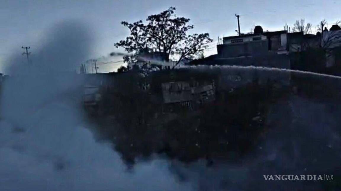 Saltillo: quema de basura se sale de control y provoca movilización de Bomberos