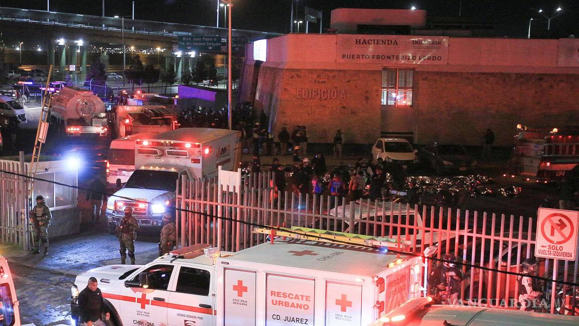 Así fue el incendio en Instituto Nacional de Migración en Ciudad Juárez en el que fallecieron 40 migrantes (fotos)