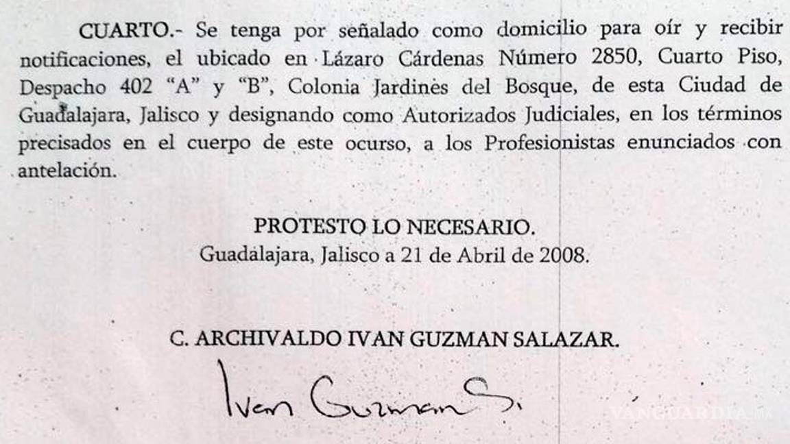 $!Representante de Morena en Jalisco fue abogado de la familia del Chapo; lo niega pero hay pruebas